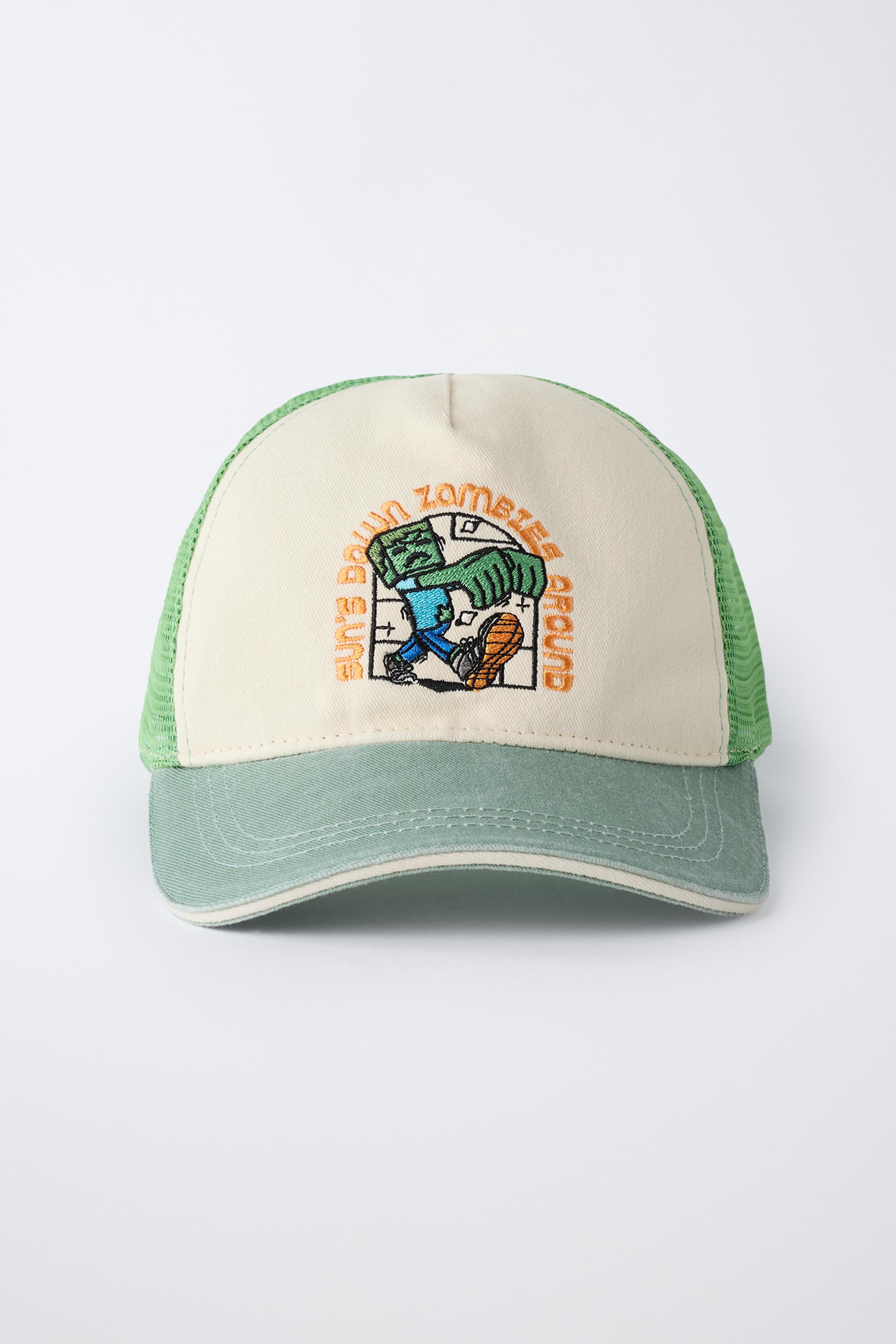 CASQUETTE RÉSILLE MINECRAFT © MOJANG AB. ™